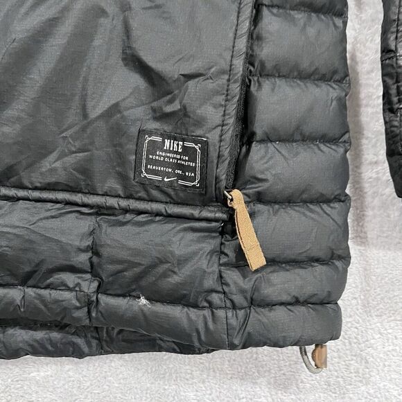 Nike YL (11-13) Kids Black Puffer Coat - Picture 10 of 16
